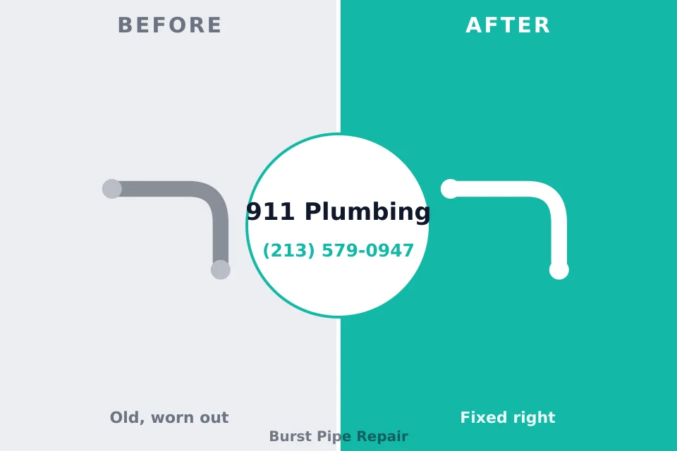 Before and after: plumbing company La Grange, KY